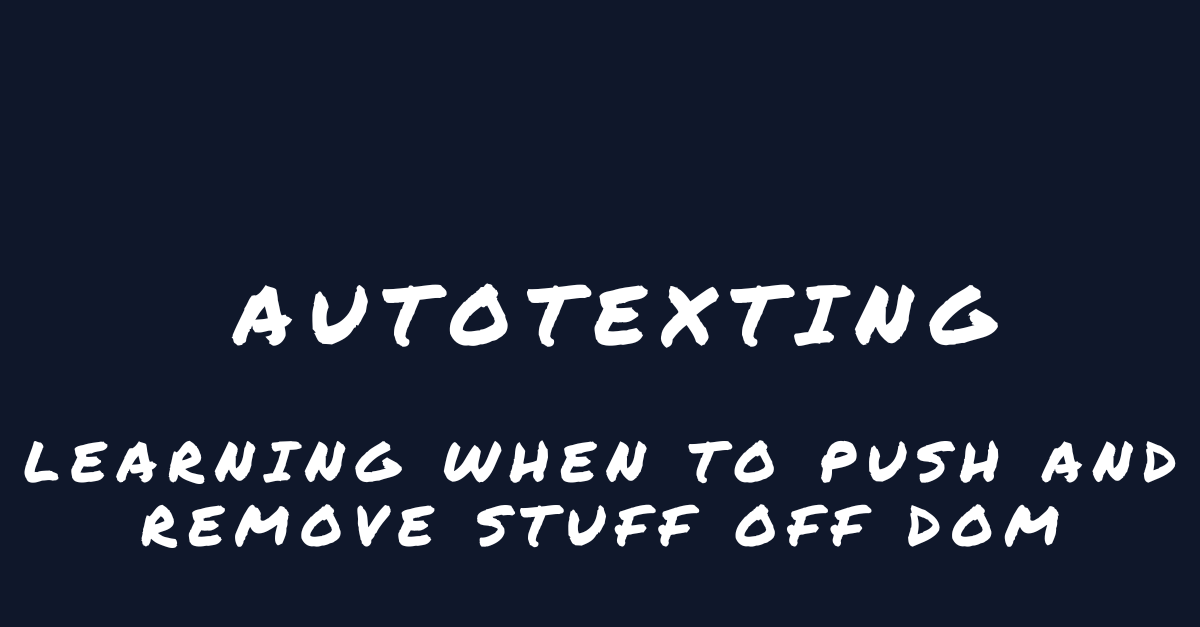 OG Image for Autotexting Website